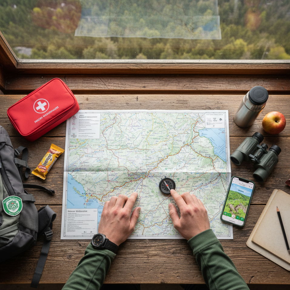 Planungshilfen für Wanderungen im Harz: Die richtige Wanderkarte wählen